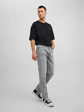 JACK & JONES | Jeans Baggy Fit JJICHRIS JJORIGINAL | grau